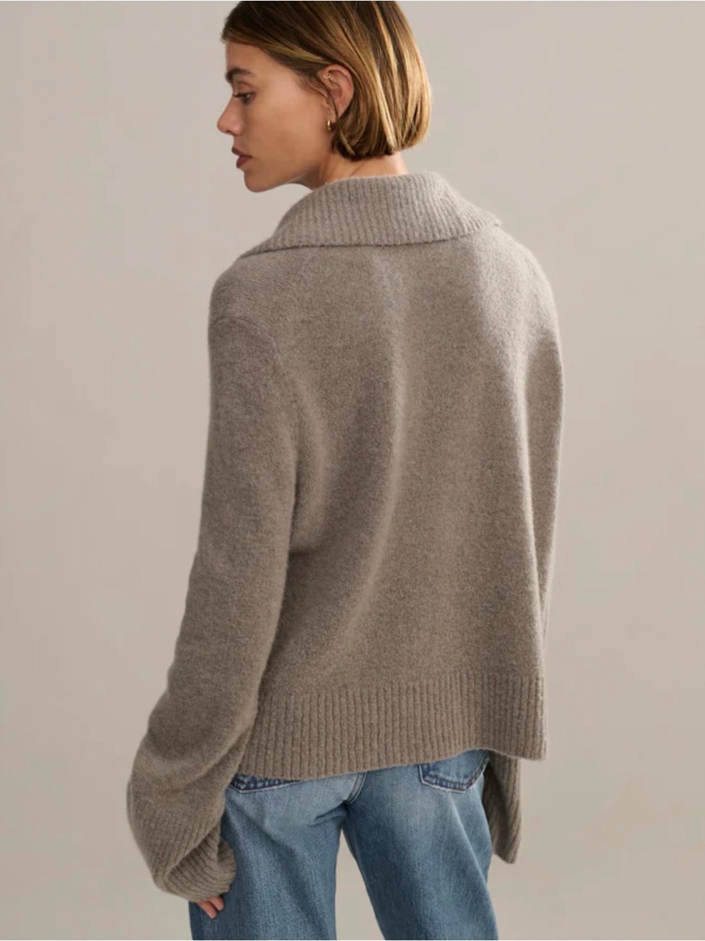 Jenni Kayne Cashmere Stevie Polo Sweater - Picture 3 of 7
